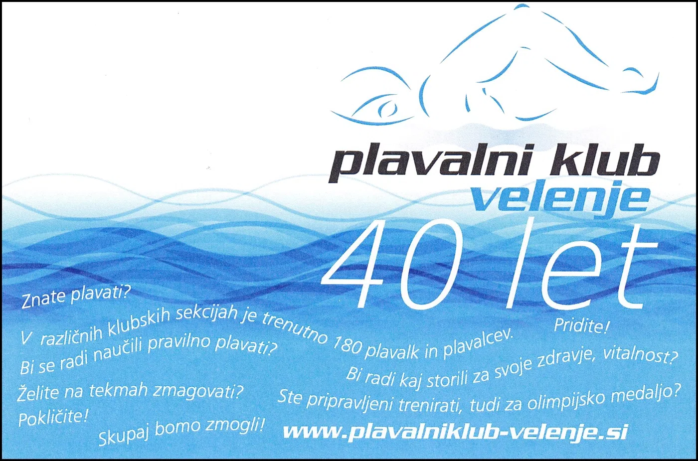 40 LET PLAVALNI KLUB VELENJE